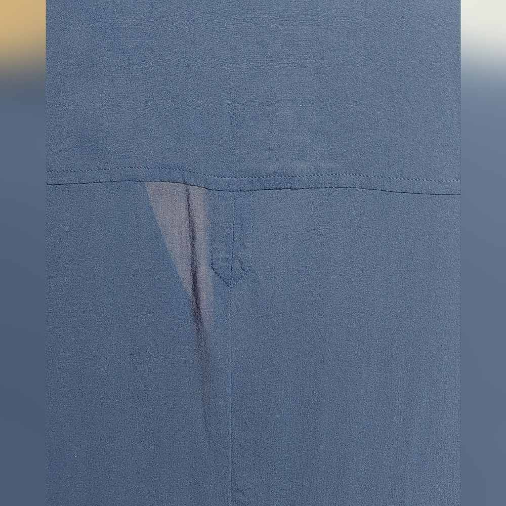 Express Navy Sleeveless Blouse - Picture 5 of 7